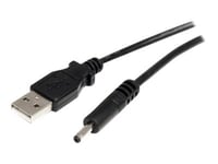 Startech.Com 2M Usb To Type H Barrel Cable - Usb To 3.4Mm 5V Dc Power Cable - Usb To Dc Power - 2 Meter (Usb2typeh2m) - Usb/Strøm-Kabel - 3,4 Mm-Dc-Jakk (Hann) Til Usb (Kun Strøm) (Hann) - 2 M - Svart