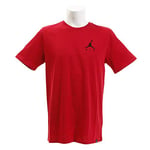 Nike Men Jumpman Air Short Sleeve T-Shirt - Gym Red/Black, M