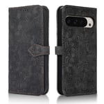 Succtopy Coque pour Google Pixel 9 Pro XL 5G Etui Protection Housse Premium en Cuir PU [Emplacements Cartes] [Fermeture Magnétique] Pochette Flip Portefeuille Case Google Pixel 9 Pro XL 5G Noir