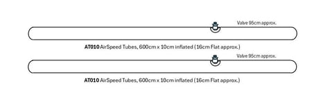 Vango Kela Air TC Low Awning 2021-2023, Set of Main Air Beams