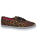 Vans Childrens Unisex Off The Wall Authentic Lo Pro Leopard Print Kids Plimsolls IEBB4M B83A - Multicolour Textile - Size UK 2.5