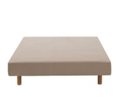 Sommier tissu 160x200 cm FLEX ROYAL beige