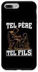 Coque pour iPhone 7 Plus/8 Plus Tel père tel fils accessoire guitariste guitare humour