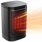 1500W Tower Heater Ceramic Fan With Thermostat Timer Electric Oscillating UK