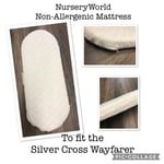 Replacement Pram Mattress Fits Silver Cross Wayfarer Carrycot Pram