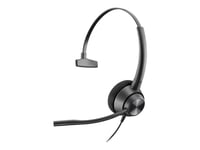 Poly EncorePro 320 - EncorePro 300 series - micro-casque - sur-oreille - filaire - USB-C - noir - Conformité TAA - Works With Chromebook Certified