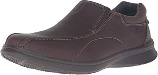 Clarks Men's Cotrell Step Slip-On Loafer, Brown Oily Leather, 6.5 F UK