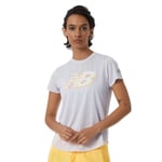 New Balance Accelerate Dam T-shirt Lila med Reflexer för Löpning - Handla nu på Loparshop.se!