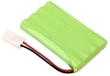 Ni-MH 9,6 V 2000 mAh ladattava akku Tamiya-pistokkeella autonelikopterille 8 AA kennoa