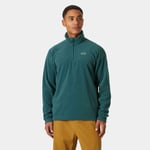 Helly Hansen Herr Daybreaker Varm Fleecejacka Med 1/2 Dragkedja Grön 2XL