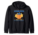 Kombucha Starter Kit for Tea Drink Lover Kombucha Zip Hoodie