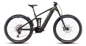 Vtt electrique tout suspendu cube stereo hybrid one44 exc 800 shimano deore xt 12v 800 wh 29   vert orange stellar shiftiris 2025