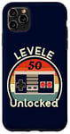 iPhone 11 Pro Max Level 50 Unlocked: Vintage Video Game Controller 50 Birthday Case