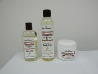 Cococare Vitamin E Skin Oil 118ml,Body Oil 250ml and Cream 110g