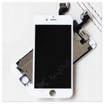 Vitre Tactile + Ecran Lcd Pour Iphone 6 4.7 Blanc Sur Camera Avant