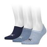 Calvin Klein - Mens Socks - Foot Logo - 3 Pack - Trainer Socks Men - Gym Socks - Mens Socks - Mens Trainer Socks