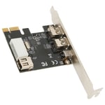 PCIE Firewire 1394A Card 400Mbps Transmission PCIE 1X To 1394A Card For Server