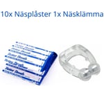 Anti-Snark Kit - Näsplåster och Näsklämma - Sov Bättre 1-Pack