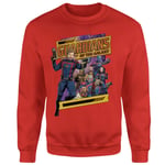 Guardians of the Galaxy Galaxy Sweatshirt - Red - XS