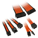 Kolink Core Adept Braided Cable Extension Kit - Flame Orange