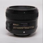 Nikon Used AF-S Nikkor 50mm f/1.8G Standard Prime Lens