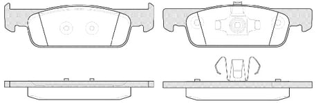 Bromsbelägg Remsa - Renault - Clio, Twingo. Dacia - Sandero, Logan. Smart - Fortwo, Forfour