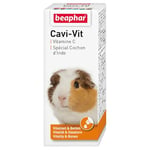 BEAPHAR – Cavi-Vit – Vitamine C sous forme liquide pour Rongeurs – Spécial Cochon d'Inde – Vitalité et bien-être – Tonique multivitaminé – Bénéfique pour système immunitaire, dents et os – 50 ml