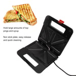 JY Maker Small 4 Slice Panini Press Grill Non Stick Plate Adjustable