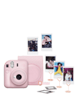 Fujifilm Instax Mini 12 Camera & Accessories Bundle, Blush Pink