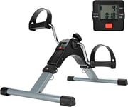 Pedal Exerciser with LCD Display Mini Exercise Bike Portable Folding Home Arm an