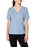 United Colors of Benetton Women's T-Shirt 3BVXE4265, Light Blue Powder 0c0, XS