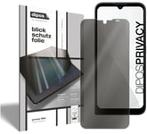 2x Screen Protector for Motorola Defy (2021) Privacy Filter 2-Way Protection