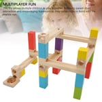 Marble Track Maze Game Educational Wooden Marble Run Construction For Children