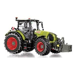 WIKING 077858 Tracteur Miniature Claas Arion 630, 1:32, métal/plastique, à partir de 14 ans, multiples fonctions, chargeur frontal amovible, bras supérieur et inférieur mobiles