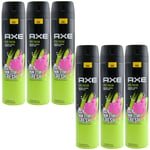 Axe Deodorant Spray Epic Fresh 6 X 250ml 48H Protection XXL 0% Aluminium Salt