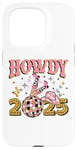 iPhone 15 Pro Howdy 2025, new year, 2025, cowgirl, gold silver pink Case