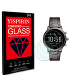 YISPIRIN Screen Protector Compatible With Fossil Gen 6 (2021) / Gen 5 (2020)/ Gen 5 Lite, [Anti-scratch] [Anti-oil] Hd Glass Screen Protector for Fossil Gen 6/5 Men (women)