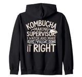 Kombucha Brewer Humor Kombucha Tea Maker Kombucha Zip Hoodie