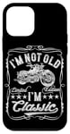 Coque pour iPhone 12 mini I'm Not Old I'm Classic Funny Motorcycle Vintage pour hommes