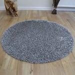 Rugs Direct Rug, Heatset Polypropylene, Grey, 120cm x 120cm