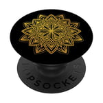 Mandala 11 Or PopSockets PopGrip Interchangeable