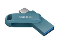 Sandisk Ultra Dual Drive Go, 512 Gb, Usb Type-C, 3.2 Gen 1 (3.1 Gen 1), 400 Mb/S, Swirl, Turkis