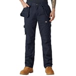 Dickies Men's Redhawk Pro Trousers Work Utility Pants, Navy Blue, 40W / 34L