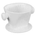 Holst Porcelaine GZ 003 Filtre à café pour Table Théière, Blanc, 14,2 x 14,2 x 10.9 cm