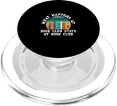 Que se passe-t-il au Book Club Bookworm Book Lover PopSockets PopGrip pour MagSafe