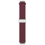 Flettet magnetisk klokkereim Samsung Galaxy Fit 3 - Winered