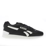 Reebok Mens Classics Glide Ripple Clip Trainers in Black - Size UK 6.5