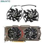 Ventilateur de refroidissement pour carte de ponçage vidéo,pour Colorful GTX1060 GeForce GTX1070 GAMING GTX 1060 1070 iGame S,2 pièces/ensemble