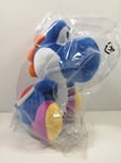 PLUSH SUPER MARIO ALL STAR COLLECTION BLUE YOSHI (SMALL-20CM) JAPAN NEW