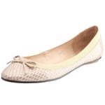 Buffalo 207-3562, Ballerines Python femme Beige, 40 EU